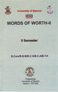 Picture of Words Of Worth - II For B.Com 2nd Sem Mys V.V