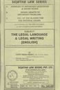 Picture of The Legal Language & Legal Writing
