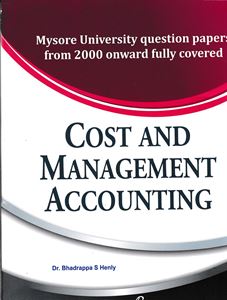 Picture of Cost And Management Accounting For B.Com 2nd Sem Mys V.V
