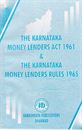 Picture of The Karnataka Money Lenders Act 1961 & The Karnataka Money Lenders Rules 1965