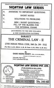 Picture of The Criminal Law - II
