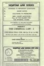 Picture of The Criminal Law -I