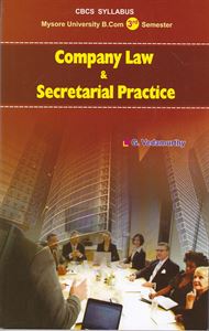 Picture of Company Law & Secretarial Practice 3rd Sem B.Com Mysore University