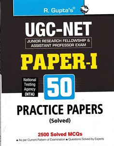 Picture of R. Gupta's UGC-NET  Paper-1 Practice Papers Solved