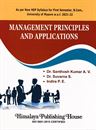 Picture of Management Principles And Applications As Per New NEP Syllabus 1st Sem B.Com Mysore University 
