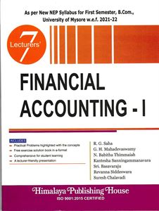 Picture of Financial Accountiong-1 As Per New NEP Syllabus 1st Sem B.Com Mysore University 