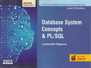Picture of Database System Concepts & PL/SQL 3rd Sem Diploma in Computer & Information Science Engg as Per C-20 Syllbus