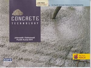 Picture of Concrete Technology 4th Sem Diploma in Civil Engg As Per C-20 Syllabus