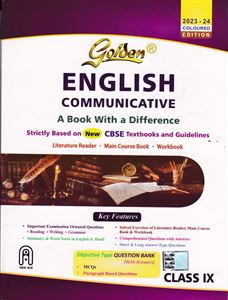 Picture of Golden English Communicative Guide Class 9th