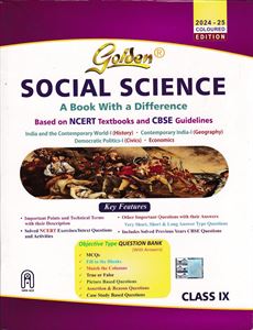 Picture of Golden Social -Science Class IX Guide CBSE