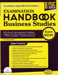 Picture of SPR Handbook Business Studies 2nd PUC 2024-25