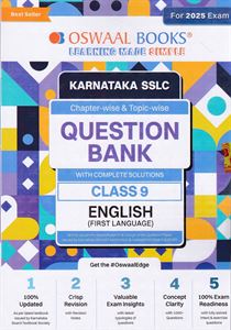Picture of Oswaal Karnataka Question Bank English I Language Class 9th