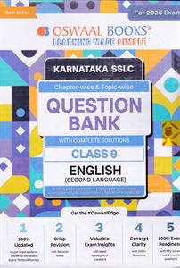 Picture of Oswaal Karnataka English 2nd Language Question Bank class 9th