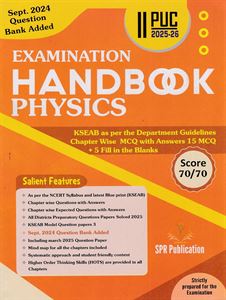 Picture of SPR Handbook II PUC Physics 2025-26