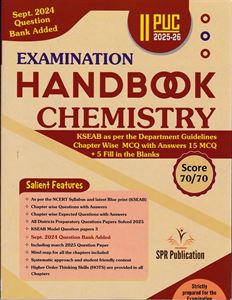 Picture of SPR Handbook II PUC Chemistry 2025-26