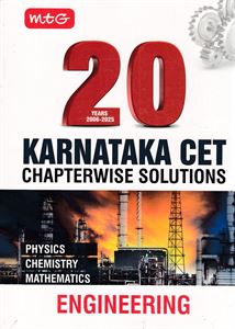 Picture of  MTG 20 Years Karnataka CET Chapterwise Solutions 